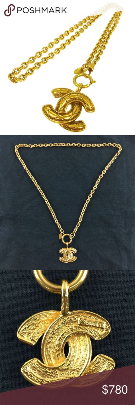 chain and pendant chanel|how to authenticate Chanel jewelry.